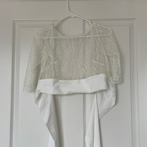 COPY - BHLDN / Jenny Yoo wedding gown topper